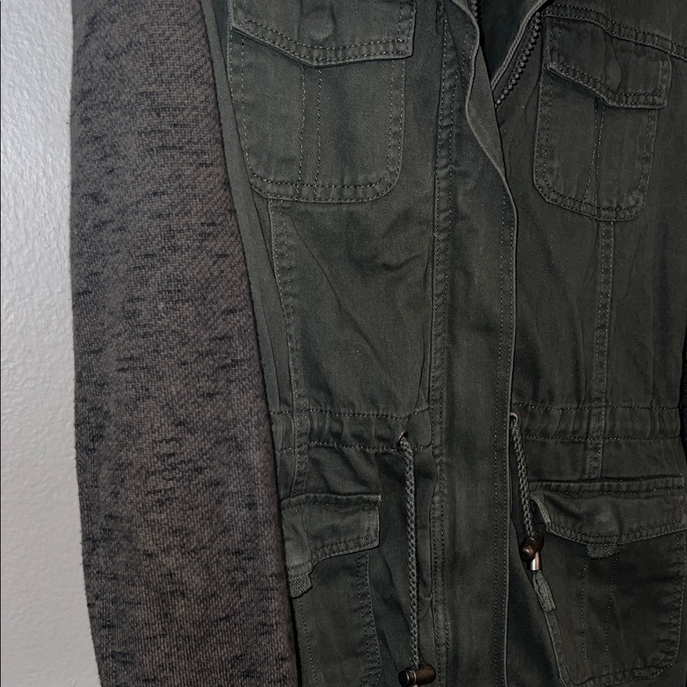 Ashley By 26 International Dark Green Utility Jacket - Picture 5 of 6